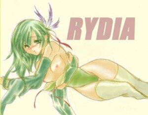 Rating: Questionable Score: 0 Tags: blush breasts character_name detached_sleeves female female_only final_fantasy final_fantasy_iv green_eyes green_hair hair_ornament human lowres lying nipples no_bra rule34 rydia solo thighhighs User: bunchy7s