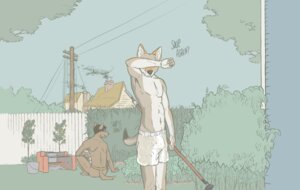 Rating: Questionable Score: 0 Tags: anthro canid canine canis clothed clothing coyote duo e621 english_text fox male mammal ozinec tail text topless User: bunchy7s Rating: Questionable Score: 0 Tags: anthro canid canine canis clothed clothing coyote duo e621 english_text fox male mammal ozinec tail text topless User: bunchy7s