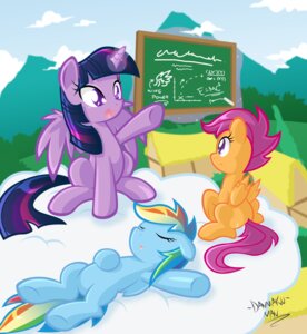 Rating: Safe Score: 0 Tags: 2013 absurd_res blue_body blue_feathers blue_fur building chalk chalkboard cloud danmakuman e621 equid equine eyes_closed feathered_wings feathers female feral friendship_is_magic fur glowing group hair hasbro hi_res horn house information_board levitation magic mammal mountain multicolored_hair my_little_pony mythological_creature mythological_equine mythology outside pegasus purple_body purple_eyes purple_fur purple_hair rainbow_dash_(mlp) rainbow_hair scootaloo_(mlp) sitting sky sleeping twilight_sparkle_(mlp) two_tone_hair winged_unicorn wings User: bunchy7s