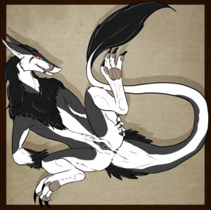 Rating: Explicit Score: 0 Tags: anthro artha-amberose claws digitigrade e621 female genitals hi_res looking_at_viewer lying mammal mane markings on_back pawpads paws presenting red_eyes sergal shadow simple_background solo spread_legs spreading tail tongue tongue_out vulva User: bunchy7s