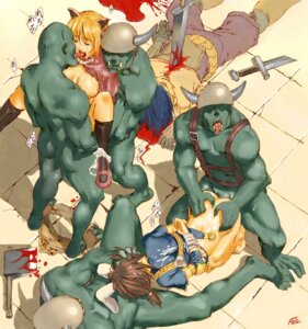 Rating: Explicit Score: 0 Tags: 2girls 5boys animal_ears archer archer_(ragnarok_online) axe barefoot bdsm blonde_hair blood bondage breastplate breasts broken_sword bunny_ears cat_ears censored clothed_sex clothing corpse cum cum_in_pussy cum_inside death doggy_style double double_penetration feet fellatio female forced_oral gangbang gore green_skin group_sex guro human interspecies kanda_(ura-kanda) kissing male male_death medium_breasts merchant merchant_(ragnarok_online) monster oral orc orcs orgy panties panties_around_one_leg panty_pull party_wipe penetration penis pussy ragnarok_online rape rule34 sex spitroast straight sword swordman text thighhighs torn_clothes urakanda vaginal_penetration veins weapon white_panties User: bunchy7s