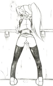 Rating: Explicit Score: 0 Tags: 1girls against_wall ass bent_over blush capcom ciel_(mega_man) cum cum_drip dripping female from_behind legs long_hair looking_back mega_man mega_man_zero monochrome open_mouth ponytail pussy robot rule34 shiny skirt skirt_lift solo thighhighs tied_hair uncensored User: bunchy7s