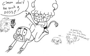 Rating: Explicit Score: 0 Tags: bobert_(tawog) cartoon_network female gumball_watterson jamie_(tawog) male male/female male_penetrated molly_collins pegging penny_fitzgerald rape raped rule34 the_amazing_world_of_gumball User: bunchy7s