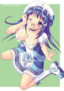 Rating: Explicit Score: 0 Tags: arin blue_eyes blue_hair blush breasts cleavage cum cum_on_body cum_on_breasts cum_on_upper_body facial female hat pangya rule34 tongue User: bunchy7s