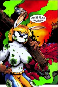 Rating: Questionable Score: 0 Tags: 2:3 anthro big_breasts blonde_hair breasts clothed clothing dialogue dissolving_clothing drake_fenwick e621 english_text erect_nipples female hair lagomorph leporid mammal mask nipples rabbit super_strength superhero supermegatopia superpowers text topless topless_lass torn_clothing User: bunchy7s