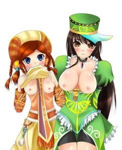 Rating: Explicit Score: 0 Tags: 2girls aisha_(saga) blush breasts claudia_(saga) female female_only hat looking_at_viewer multiple_females multiple_girls nipples romancing_saga romancing_saga_minstrel_song rule34 saga_(series) User: bunchy7s