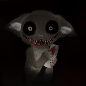 Rating: Questionable Score: 0 Tags: 1:1 blood bodily_fluids brown_body brown_fur creepy e621 fur knife low_res male nightmare_fuel o_o open_mouth smile solo teeth unknown_artist weapon User: bunchy7s