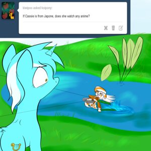 Rating: Safe Score: 0 Tags: 1:1 amur_carp aquatic ask_blog attack_on_titan carp cassie_(koipony) cosplay crossover cyprinid cypriniform duo e621 english_text equid equine european_mythology fan_character female feral fish friendship_is_magic greek_mythology hasbro hi_res hippocampus horn hybrid koi lyra_heartstrings_(mlp) mammal melee_weapon my_little_pony mythological_creature mythological_equine mythology sword text tumblr typical_carp unicorn unknown_artist weapon User: bunchy7s