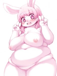 Rating: Explicit Score: 0 Tags: anthro big_breasts blush breasts e621 female hair kishibe lagomorph leporid looking_at_viewer mammal nipples nude open_mouth overweight overweight_anthro overweight_female pink_eyes rabbit simple_background slightly_chubby solo User: bunchy7s