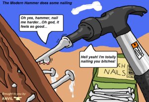 Rating: Explicit Score: 0 Tags: anvil breasts cloud female hammer nail no_humans rule34 tools User: bunchy7s Rating: Explicit Score: 0 Tags: anvil breasts cloud female hammer nail no_humans rule34 tools User: bunchy7s