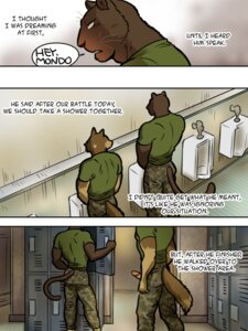 Rating: Explicit Score: 0 Tags: 2014 3:4 abs anthro army big_penis bodily_fluids butt canid canine canis coal_(maririn) comic dialogue duo e621 english_text erection felid fur genitals humanoid_genitalia humanoid_penis locker locker_room male male/male mammal maririn melanistic military mondo multiple_scenes muscular pantherine pecs penis penis_poking_out penis_through_fly sweat text urinal wolf User: bunchy7s Rating: Explicit Score: 0 Tags: 2014 3:4 abs anthro army big_penis bodily_fluids butt canid canine canis coal_(maririn) comic dialogue duo e621 english_text erection felid fur genitals humanoid_genitalia humanoid_penis locker locker_room male male/male mammal maririn melanistic military mondo multiple_scenes muscular pantherine pecs penis penis_poking_out penis_through_fly sweat text urinal wolf User: bunchy7s
