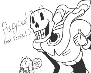 Rating: Safe Score: 0 Tags: animated_skeleton anthro bone boss_monster_(undertale) bovid cape caprine character_badge_(artwork) character_name claws clothing digital_drawing_(artwork) digital_media_(artwork) duo e621 female flower mammal monochrome not_furry_focus papyrus_(undertale) paws plant silversd skeleton smile teeth text toriel unavailable_at_source undead undertale undertale_(series) User: bunchy7s