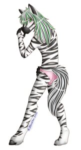 Rating: Questionable Score: 0 Tags: 2010 anthro bulge butt clothed clothing e621 equid equine femboy hi_res jack_hyperfreak_(hyperfreak666) male mammal panties simple_background snowmoonstone solo stripes tail underwear white_background zebra User: bunchy7s