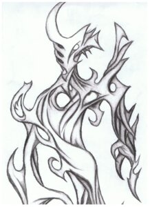 Rating: Safe Score: 0 Tags: abstract_art ambiguous_gender border charcoal_(artwork) e621 graphite_(artwork) greyscale hi_res monochrome not_furry nude simple_background sketch solo traditional_media_(artwork) white_background white_border xir'nakal User: bunchy7s