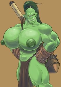 Rating: Explicit Score: 0 Tags: breasts club female gideon green green_skin huge_breasts muscles muscular muscular_female nipples orc orc_female rule34 solo solo_female ul-rah_(gideon) User: bunchy7s