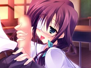 Rating: Explicit Score: 0 Tags: blush censored eye_patch fellatio female game_cg green_eyes hair hanasaki_uri harukazedori_ni_tomarigi_wo_2nd_story oral purple_hair rule34 short_hair User: bunchy7s