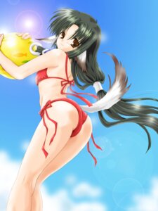 Rating: Questionable Score: 0 Tags: animal_humanoid bikini black_hair brown_eyes butt canid canid_humanoid canine canine_humanoid canis clothing dog_humanoid domestic_dog e621 eruru female hair humanoid knee_pit long_hair looking_at_viewer looking_back mammal mammal_humanoid ponytail solo standing swimwear tail two-piece_swimsuit unknown_artist utawarerumono User: bunchy7s