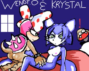 Rating: Explicit Score: 0 Tags: anthro artist_request bow bracelet breasts canine claws eyelashes female fox fur furry goomba interspecies koopa koopalings krystal mario_(series) nintendo nipples polka_dots rule34 scalie shell spiked_shell spikes star_fox straight_hair tail wendy_o._koopa yuri User: bunchy7s