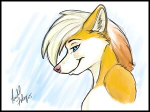 Rating: Safe Score: 0 Tags: 2005 4:3 anthro bangs black_border blonde_hair blue_background blue_eyes border breasts bust_portrait canid canine canis colored_sketch dated domestic_dog e621 featureless_breasts female female_anthro fur hair husky kineta looking_at_viewer mammal nordic_sled_dog nude nude_anthro nude_female pink_nose portrait pose richard_foley short_hair side_view signature simple_background sketch smile solo spitz tan_body tan_fur white_background User: bunchy7s