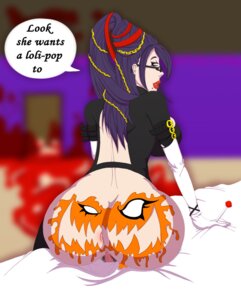 Rating: Explicit Score: 0 Tags: 1girls anal anus ass bayonetta bayonetta_(character) big_ass black_hair bodypaint breasts brown_hair demien elbow_gloves english_text female female_only glasses gloves halloween huge_ass jack-o'-lantern large_ass lips lipstick lollipop long_hair looking_back love no_panties open_mouth pubic_hair pumpkin pumpkin_butt pussy rule34 sega sitting speech_bubble tattoo text tongue uncensored vagina User: bunchy7s
