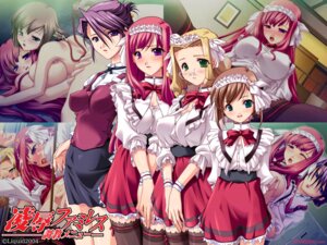 Rating: Questionable Score: 0 Tags: 4girls aqua_eyes blonde_hair blue_eyes blush bow breast_grab breasts bronze_parrot brown_hair clothing cum cum_on_hair erect_nipples facial female galge.com game_cg glasses green_eyes groping hair_ornament hairclip hikage_eiji kanzaki_moemi kanzaki_sayaka kurasaki_yuzuko large_breasts liquid liquid_(company) maid_headdress multiple_females multiple_girls nipple_tweak nipples open_mouth pink pink_hair purple_eyes purple_hair rule34 ryoujoku_famiresu ryoujoku_famiresu_tyoukyou_menu sakamine_miyuki short_hair skirt smile spread_legs thighhighs tongue turtleneck waitress wallpaper wince yuri zettai_ryouiki User: bunchy7s