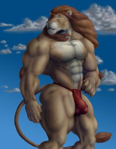 Rating: Explicit Score: 0 Tags: abs anthro biceps big_muscles bottomwear bulge clothing cloud detailed_bulge e621 felid genital_outline green_eyes hair lion loincloth male mammal muscular muscular_anthro muscular_male nipples outside pantherine pecs penis_outline pose scar sky skyscape solo sudonym tail teeth User: bunchy7s