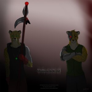 Rating: Safe Score: 0 Tags: 1:1 5_fingers anthro backlighting brown_body brown_fur character_name cheetah clothed clothing crossed_arms cybernetics cyborg duo e621 felid feline fingers front_view fully_clothed fur gloves glowing glowing_eyes green_eyes handwear holding_object holding_weapon jewelry koul light lighting looking_at_viewer machine male mammal melee_weapon necklace orange_body orange_fur polearm red_eyes scythe spots text weapon User: bunchy7s Rating: Safe Score: 0 Tags: 1:1 5_fingers anthro backlighting brown_body brown_fur character_name cheetah clothed clothing crossed_arms cybernetics cyborg duo e621 felid feline fingers front_view fully_clothed fur gloves glowing glowing_eyes green_eyes handwear holding_object holding_weapon jewelry koul light lighting looking_at_viewer machine male mammal melee_weapon necklace orange_body orange_fur polearm red_eyes scythe spots text weapon User: bunchy7s