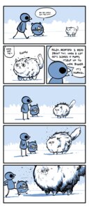 Rating: Safe Score: 0 Tags: 2010 ambiguous_gender anthro avian bad_metadata bear beartato bird body_size_growth comic dialogue domestic_cat e621 english_text felid feline felis feral fluffy group hi_res humor larger_ambiguous larger_feral mammal missing_sample nedroid quadruped reginald_(nedroid) scared shocked size_difference size_transformation smaller_ambiguous smaller_anthro speech_bubble tail text transformation what what_has_science_done User: bunchy7s