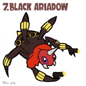 Rating: Safe Score: 0 Tags: 1:1 2012 animated animated_gif arachnid ariados arthropod bins black_widow_(marvel) clothed clothed_feral clothing cosplay crossover crossover_cosplay e621 female feral generation_2_pokemon gun handgun low_res marvel nintendo pistol pokemon pokemon_(species) purple_eyes ranged_weapon short_playtime simple_background solo weapon white_background User: bunchy7s