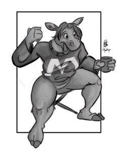 Rating: Safe Score: 0 Tags: anthro barefoot bottomless bottomless_anthro bottomless_female breasts clothed clothing deer donryu e621 feet female greyscale hooves mammal monochrome moose new_world_deer open_mouth solo tallulah_elkins university_of_michigan User: bunchy7s