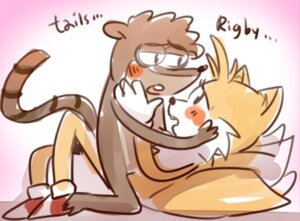 Rating: Questionable Score: 0 Tags: anthro blush canid canine cartoon_network crossover digital_media_(artwork) duo e621 fox k009 low_res male male/male male_on_bottom male_on_top mammal miles_prower on_bottom on_top procyonid raccoon regular_show rigby_(regular_show) sega sonic_the_hedgehog_(series) straddling User: bunchy7s