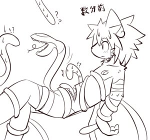 Rating: Explicit Score: 0 Tags: 2012 3_eyes anthro arbre_(hane) belly_mouth black_and_white bodily_fluids body_horror domestic_cat e621 felid feline felis forked_tongue genitals hane interrobang japanese_text living_penis male mammal monochrome multi_eye multi_mouth nervous open_mouth penis penis_mouth penis_snake prehensile_penis question_mark reptile scalie sharp_teeth simple_background slime snake solo striped_genitalia striped_penis stripes surprised suspension sweat sweatdrop teeth tentacles text tongue tongue_out unusual_anatomy unusual_genitalia unusual_penis User: bunchy7s