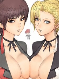 Rating: Questionable Score: 0 Tags: 2girls blonde_hair blue_eyes breast_press breasts brown_hair female female_only fumio_(rsqkr) iori_yagami king_of_fighters large_breasts mature_(kof) multiple_females multiple_girls rule34 short_hair snk symmetrical_docking vice_(kof) User: bunchy7s