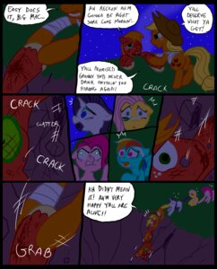 Rating: Questionable Score: 0 Tags: 2012 angry applejack_(mlp) big_macintosh_(mlp) blonde_hair blood blue_body blue_eyes blue_feathers blue_fur bodily_fluids close_call clothed clothing comic cowboy_hat cutie_mark dialogue digital_media_(artwork) e621 earth_pony english_text equid equine falling feathered_wings feathers female feral fight fluttershy_(mlp) freckles friendship_is_magic fur green_eyes group hair hasbro hat headgear headwear horn horse male mammal metal_(artist) monster multicolored_hair my_little_pony mythological_creature mythological_equine mythology oops orange_body orange_fur orange_hair outside pegasus peril pink_body pink_fur pink_hair pinkie_pie_(mlp) pony purple_hair rainbow_dash_(mlp) rainbow_hair rarity_(mlp) red_body red_fur rescue scratches text unicorn wings wounded yellow_body yellow_fur User: bunchy7s