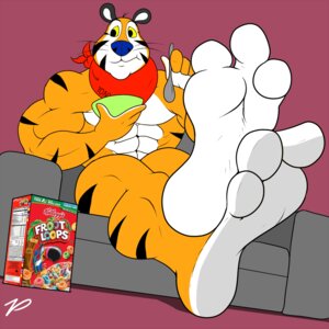 Rating: Questionable Score: 0 Tags: 2014 3_toes abs anthro ascot barefoot biceps big_muscles biped blue_nose bowl box cereal clothing conditional_dnp container countershading cutlery digital_media_(artwork) e621 eating feet felid food foot_fetish foot_focus froot_loops frosted_flakes fur furniture hindpaw holding_object holding_spoon kellogg's kerchief kitchen_utensils male mammal manly mascot muscular muscular_anthro muscular_male nude pantherine paws pecs plantigrade product_placement sitting sofa solo spoon tiger toes tony_the_tiger tools toucan_sam trademark whiskers white_soles yellow_sclera zp92 User: bunchy7s