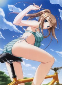 Rating: Questionable Score: 0 Tags: 1girls alto_(visual_novel) antenna_hair ass bicycle bikini blue_eyes blush breasts brown_hair cloud erect_nipples female from_below hybrid_bicycle iwasaki_kouji large_breasts legs long_hair looking_down mizugi nipples oppai outdoors ponytail rule34 side-tie_bikini sky solo striped striped_bikini striped_swimsuit swimsuit tachibana_megumi tied_hair twintails User: bunchy7s