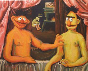 Rating: Explicit Score: 0 Tags: 2boys avian bert big_bird canon_couple erect_nipples ernie fine_art_parody gabrielle_d'estrees_and_one_of_her_sisters_in_the_bath handjob male male_only nipple_pinch nipples nude orange_skin parody rule34 sesame_street unibrow what yaoi yellow_skin User: bunchy7s