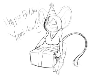 Rating: Safe Score: 0 Tags: anthro big_breasts biped birthday_gift breasts clothed clothing denizen1414 e621 english_text exclamation_point female hair hat headgear headwear hi_res holding_object mammal monochrome mouse murid murine one_eye_closed rodent short_hair simple_background solo standing tail text white_background wink young young_anthro young_female yumi_(denizen1414) User: bunchy7s Rating: Safe Score: 0 Tags: anthro big_breasts biped birthday_gift breasts clothed clothing denizen1414 e621 english_text exclamation_point female hair hat headgear headwear hi_res holding_object mammal monochrome mouse murid murine one_eye_closed rodent short_hair simple_background solo standing tail text white_background wink young young_anthro young_female yumi_(denizen1414) User: bunchy7s