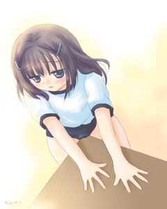 Rating: Explicit Score: 0 Tags: buruma como crotch_rub female gym_uniform hair_ornament hairclip masturbation original rule34 table_humping through_panties User: bunchy7s