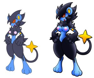 Rating: Explicit Score: 0 Tags: anthro breasts fangs feline female female_only fur furry furry_only game_freak gb_of_bs generation_4_pokemon large_breasts luxray mammal nintendo nipples open_mouth orange_sclera pok&eacute;mon_(species) pokemon pokemon_(species) pokemon_dppt rule34 smile solo straight_hair white_background User: bunchy7s