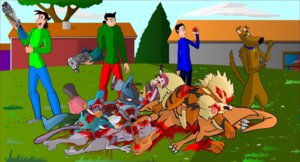 Rating: Explicit Score: 0 Tags: ambiguous_gender anthro arcanine blood blue_body blue_fur bodily_fluids canid canine canis carnage charizard collar death decapitation domestic_dog dragon e621 eevo_(author) eevo_(character) elder_(character) felid fur gang generation_1_pokemon generation_3_pokemon generation_4_pokemon gore group gun guts hi_res human innards ivysaur jujo_(character) killing knife legendary_pokemon lucario male mammal membrane_(anatomy) membranous_wings mewtwo mudkip mythological_creature mythological_scalie mythology neighborhood nintendo organs parody pokeball pokemon pokemon_(species) pokemon_trainer ranged_weapon scalie severed_body_part severed_head squirtle tail unwilling_stereotypes weapon what wings User: bunchy7s