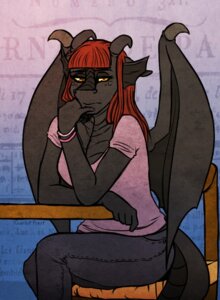 Rating: Safe Score: 0 Tags: anthro biped bottomwear breasts brown_hair chair clothing denim denim_bottomwear denim_clothing digital_media_(artwork) dragon e621 female frown furniture hair horn jeans looking_at_viewer membrane_(anatomy) membranous_wings mythological_creature mythological_scalie mythology non-mammal_breasts orange_eyes pants scalie scarlet-frost shirt sitting solo table tail topwear wings User: bunchy7s Rating: Safe Score: 0 Tags: anthro biped bottomwear breasts brown_hair chair clothing denim denim_bottomwear denim_clothing digital_media_(artwork) dragon e621 female frown furniture hair horn jeans looking_at_viewer membrane_(anatomy) membranous_wings mythological_creature mythological_scalie mythology non-mammal_breasts orange_eyes pants scalie scarlet-frost shirt sitting solo table tail topwear wings User: bunchy7s