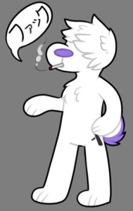 Rating: Safe Score: 0 Tags: 2014 3_toes alpha_channel anthro canid canine canis chest_tuft cigarette domestic_dog e621 feet fur hair hair_over_eyes leppi low_res lupidoq male mammal purple_nose purple_tail scar solo tail toes tuft white_body white_fur User: bunchy7s
