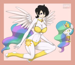 Rating: Safe Score: 0 Tags: big_breasts black_hair breasts clothing cosplay costume crown cutie_mark digital_media_(artwork) e621 equid equine feathered_wings feathers female footwear friendship_is_magic gold_(metal) hair hasbro headgear hi_res horn human jewelry kloudmutt legwear mammal multicolored_hair my_little_pony mythological_creature mythological_equine mythology necklace not_furry princess princess_celestia_(mlp) purple_eyes royalty sitting socks solo sparkles sun_pattern tail white_body white_feathers winged_unicorn wings User: bunchy7s