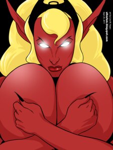 Rating: Questionable Score: 0 Tags: 2011 3:4 big_breasts blonde_hair breast_fondling breast_play breasts demon e621 female fondling glowing glowing_eyes hair hand_on_breast huge_breasts humanoid looking_at_viewer not_furry solo ultrafem watamaraka_(gentlemanplayer) User: bunchy7s