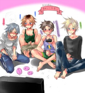 Rating: Explicit Score: 0 Tags: 4boys barefoot bartz_klauser circle_jerk clothes cloud_strife color dissidia final_fantasy final_fantasy_five final_fantasy_ii final_fantasy_vii final_fantasy_x firion front_view group_masturbation human male male_only masturbation multiple_males penis remote_control rule34 sitting tidus watching_porn yaoi User: bunchy7s