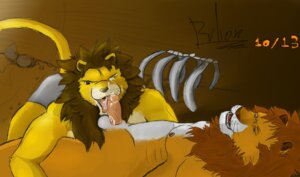 Rating: Explicit Score: 0 Tags: anthro bodily_fluids cum cum_on_face duo e621 erection felid fellatio genital_fluids genitals humanoid_genitalia humanoid_penis lion male male/male male_penetrated male_penetrating male_penetrating_male mammal oral pantherine penetration penile penis rulion sex User: bunchy7s