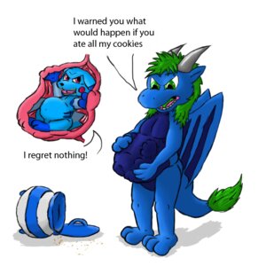 Rating: Questionable Score: 0 Tags: 1:1 ambiguous/ambiguous ambiguous_gender belly blue_dragon_(artist) cookie dragon duo e621 english_text fan_character food frost_wolf generation_1_pokemon green_eyes green_hair hair humor internal mythological_creature mythological_scalie mythology nintendo pikachu pokemon pokemon_(species) red_eyes scalie semi-anthro tail text vore User: bunchy7s