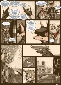 Rating: Questionable Score: 0 Tags: 5_fingers alex_hatchett alternating_focus anthro assassin black_clothing black_gloves black_handwear blockage_(layout) bridge browning_bda canid canine clothed clothing comic digital_media_(artwork) drama duo e621 eleven_frame_image female fingers france front_view fully_clothed gloves gothic_architecture grin gun hair handwear hat headgear headwear holding_gun holding_object holding_ranged_weapon holding_weapon horizontal_blockage horizontal_staggering jacket male mammal monochrome noir notre_dame outside paris ranged_weapon rear_view red_clothing red_shirt red_topwear river russian russian_text scarf second_empire_architecture sepia shirt side_view sitting slim slim_anthro slim_female slim_male smile snout speech_bubble splash staggering_(layout) tail tan_theme text the_end topwear translated translucent translucent_hair vertical_blockage water weapon User: bunchy7s