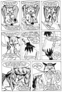 Rating: Questionable Score: 0 Tags: accessory black_and_white bribe canid canine clothing comic dialogue duo e621 english_text fox fur hair male mammal monochrome mulefoot necktie photo slop suit text User: bunchy7s